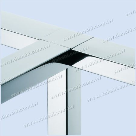 S.S. Rectangle Tube Internal 90° T Conn. 4 Way Out - Stainless Steel Rectangle Tube Internal 90degree T Connector 4 Way Out S.S. Rectangle Tube Internal 90° T Conn. 4 Way Out - Stainless Steel Rectangle Tube Internal 90degree T Connector 4 Way Out