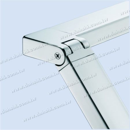 S.S. Rectangle Tube Corner Conn. Angle Adj. Left - Stainless Steel Rectangle Tube Internal Stair Square Corner Connector Angle Adjustable Left S.S. Rectangle Tube Corner Conn. Angle Adj. Left - Stainless Steel Rectangle Tube Internal Stair Square Corner Connector Angle Adjustable Left