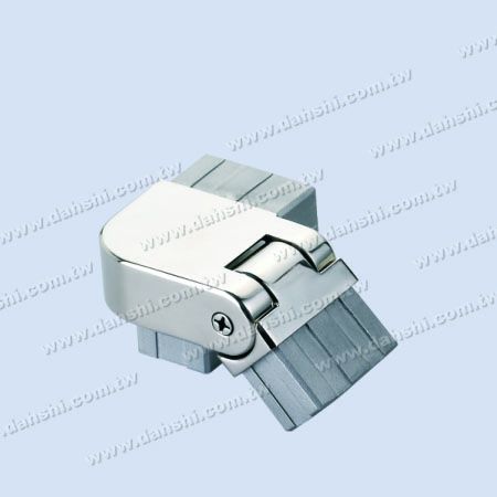 S.S. Rectangle Tube Corner Conn. 3 Way Out Angle Adj. Left - Stainless Steel Rectangle Tube Internal Stair Round Corner Connector 3 Way Out Angle Adjustable Left