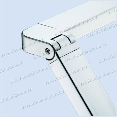 S.S. Rectangle Tube Corner Conn. Angle Adj. Left - Stainless Steel Rectangle Tube Internal Stair Round Corner Connector Angle Adjustable Left S.S. Rectangle Tube Corner Conn. Angle Adj. Left - Stainless Steel Rectangle Tube Internal Stair Round Corner Connector Angle Adjustable Left