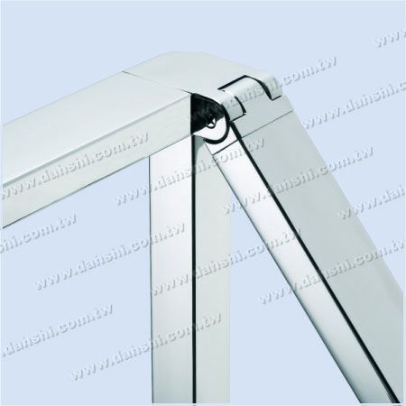 S.S. Rectangle Tube Corner Conn. 3 Way Out Angle Adj. Right - Stainless Steel Rectangle Tube Internal Stair Round Corner Connector 3 Way Out Angle Adjustable Right S.S. Rectangle Tube Corner Conn. 3 Way Out Angle Adj. Right - Stainless Steel Rectangle Tube Internal Stair Round Corner Connector 3 Way Out Angle Adjustable Right