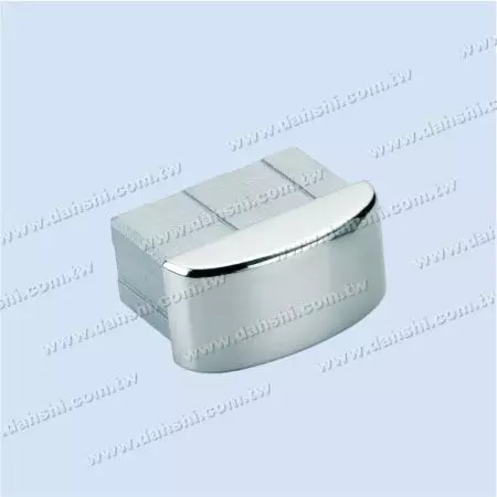 S.S. Rectangle Tube Curve Top End Cap - Stainless Steel Rectangle Tube Curve Top End Cap