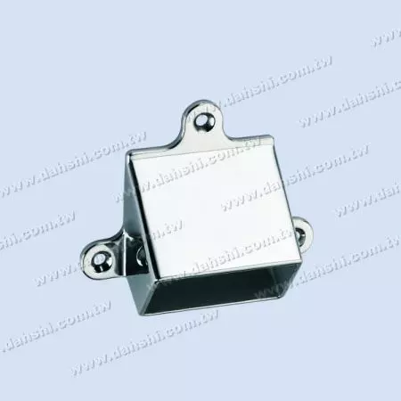 S.S. Rectangle Tube Handrail End Angle Fix 122-132degree - Stainless Steel Rectangle Tube Handrail End Angle Fix 122-132degree