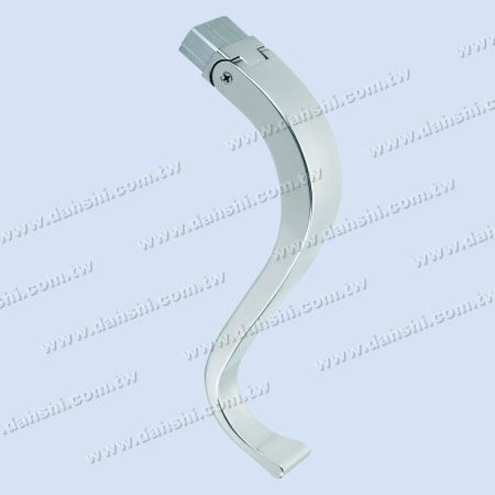 S.S. Rectangle Tube S Shape End Cap - Stainless Steel Rectangle Tube S Shape End Cap