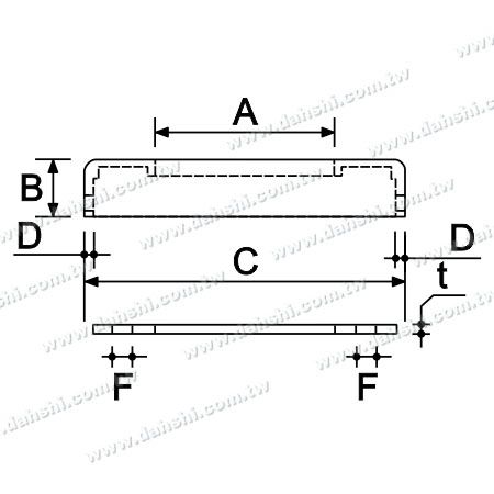 Dimensión: Bonn Cearnach Siorcach 2 Píosa - Sornanna Neamhfhéachta