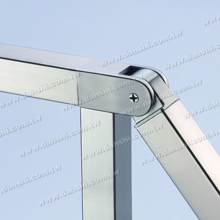 S.S.スクエアチューブコーナーコネクター3方向の角度調整可能 - ステンレススチールの四角いチューブ内部の階段のコーナーコネクター3方向の角度調整可能 S.S.スクエアチューブコーナーコネクター3方向の角度調整可能 - ステンレススチールの四角いチューブ内部の階段のコーナーコネクター3方向の角度調整可能