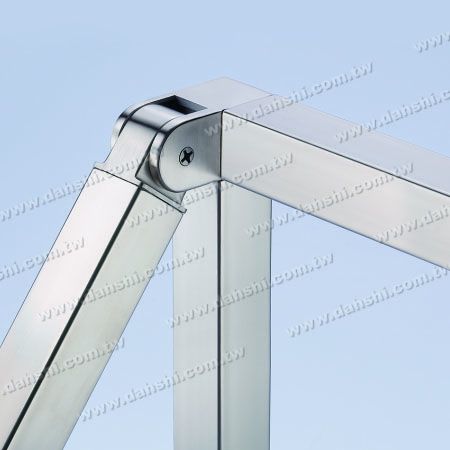 不锈钢方管套外楼梯斜度用活动接头- 90度三通 - 不锈钢方管套外楼梯斜度用活动接头- 90度三通 不锈钢方管套外楼梯斜度用活动接头- 90度三通 - 不锈钢方管套外楼梯斜度用活动接头- 90度三通