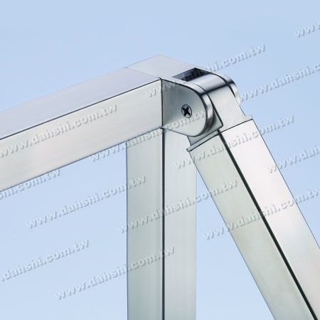 不锈钢方管套外楼梯斜度用活动接头- 90度三通 - 不锈钢方管套外楼梯斜度用活动接头- 90度三通 不锈钢方管套外楼梯斜度用活动接头- 90度三通 - 不锈钢方管套外楼梯斜度用活动接头- 90度三通