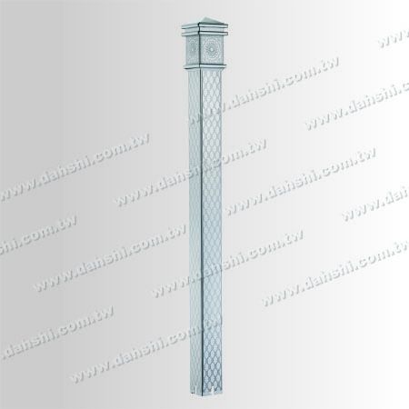 不锈钢方管大柱 - 不锈钢方管大柱- 雕花大柱