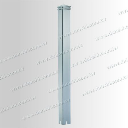 Testa del pilastro quadrato in acciaio inossidabile a 2 strati - Testa del pilastro quadrato in acciaio inossidabile a 2 strati