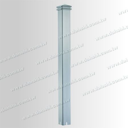 Testa del pilastro quadrato in acciaio inossidabile a 2 strati - Testa del pilastro quadrato in acciaio inossidabile a 2 strati