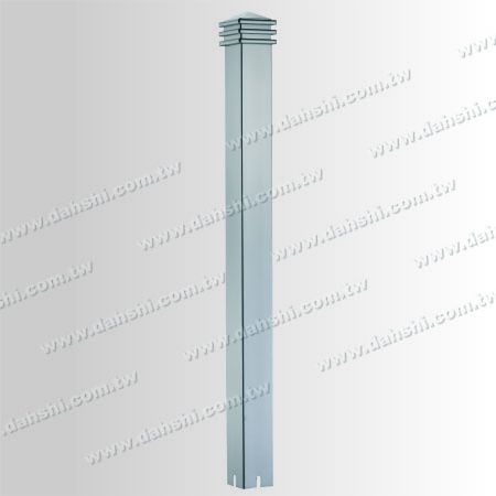 Testa del pilastro quadrato in acciaio inossidabile a 3 strati - Testa del pilastro quadrato in acciaio inossidabile a 3 strati