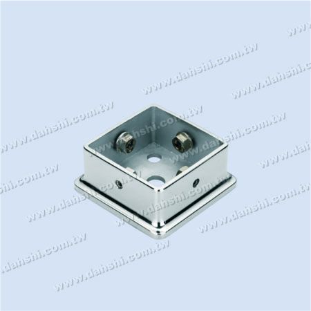 S.S. Square Post Base - Screw Invisible - Stainless Steel Square Post Base - Screw Invisible