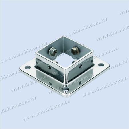 S.S. Square Post Base - Screw Expose - Stainless Steel Square Post Base - Screw Expose