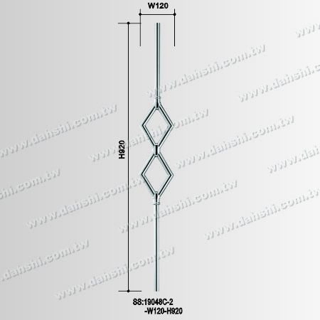 Stainless Steel Balustrade Posts - Tubular - Stainless Steel Balustrade Posts - Tubular