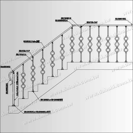 Stainless Steel Balustrade Posts - Tubular - Diagram: Stainless Steel Balustrade Posts - Tubular Stainless Steel Balustrade Posts - Tubular - Diagram: Stainless Steel Balustrade Posts - Tubular