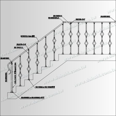 Stainless Steel Balustrade Posts - Tubular - Diagram: Stainless Steel Balustrade Posts - Tubular Stainless Steel Balustrade Posts - Tubular - Diagram: Stainless Steel Balustrade Posts - Tubular