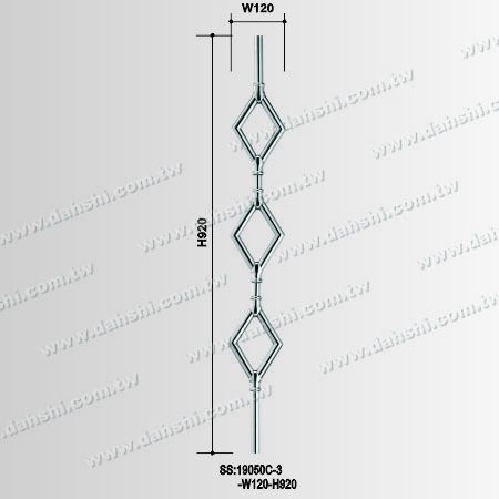 Poteaux de balustrade en acier inoxydable - Tubulaire - Poteaux de balustrade en acier inoxydable - Tubulaire