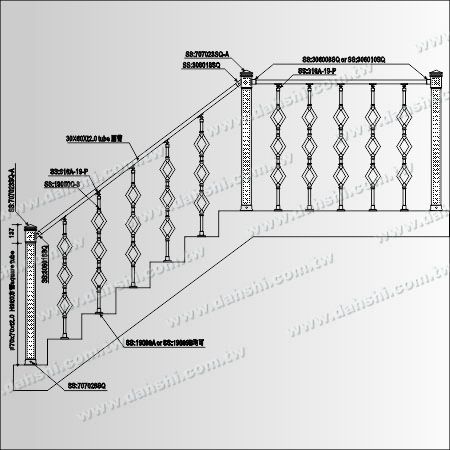 Stainless Steel Balustrade Posts - Tubular - Diagram: Stainless Steel Balustrade Posts - Tubular Stainless Steel Balustrade Posts - Tubular - Diagram: Stainless Steel Balustrade Posts - Tubular