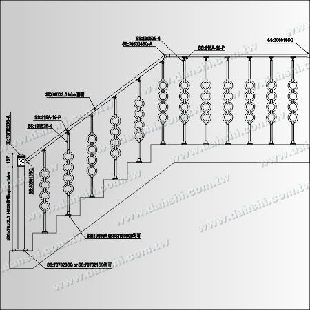 Stainless Steel Balustrade Posts - Tubular - Diagram: Stainless Steel Balustrade Posts - Tubular Stainless Steel Balustrade Posts - Tubular - Diagram: Stainless Steel Balustrade Posts - Tubular