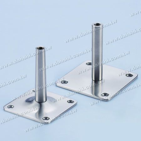 Paslanmaz Çelik Kare Taban - Tüp Korkuluk Desteği için Paslanmaz Çelik Kare Taban Paslanmaz Çelik Kare Taban - Tüp Korkuluk Desteği için Paslanmaz Çelik Kare Taban