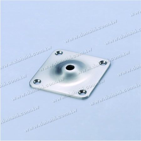 S.S. Square Base - Stainless Steel Square Base for Tube Handrail Support