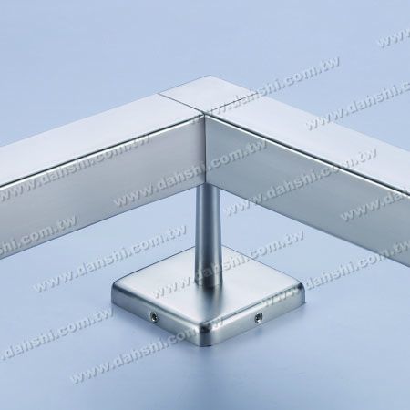 Équerre de Coin pour Rampe de Tube Carré - Support Invisible pour Balustrade de Décoration de Balcon ou d'Intérieur - Équerre de Coin pour Rampe de Tube Carré Équerre de Coin pour Rampe de Tube Carré - Support Invisible pour Balustrade de Décoration de Balcon ou d'Intérieur - Équerre de Coin pour Rampe de Tube Carré