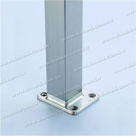 استفاده از پایه داخلی لوله مربعی استیل ضد زنگ - استفاده از پایه داخلی لوله مربعی استیل ضد زنگ برای لبه دیوار