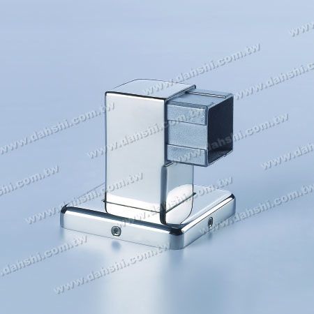 S.S. Square Tube Handrail Support Side End - Stainless Steel Square Tube Handrail Support Side End - Screw Invisible
