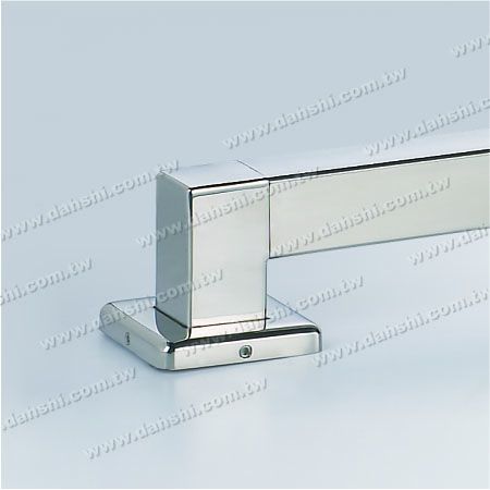 S.S. Square Tube Handrail Support Side End - Stainless Steel Square Tube Handrail Support Side End - Screw Invisible