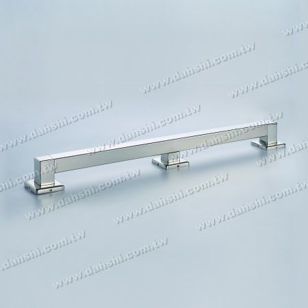 Stainless Steel Square Tube Handrail Support Side End - Screw Invisible