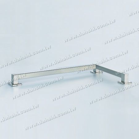 پشتیبانی انتهای دستگاه حمایت از پایه لوله مربع فولادی ضد زنگ - پیچ نامرئی