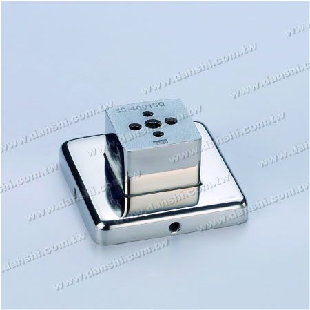 S.S. Square Tube Handrail Support Middle - Stainless Steel Square Tube Handrail Support Middle - Screw Invisible