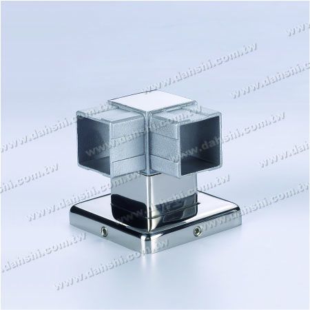 S.S. Square Tube Handrail Support Corner - Stainless Steel Square Tube Handrail Support Corner - Screw Invisible