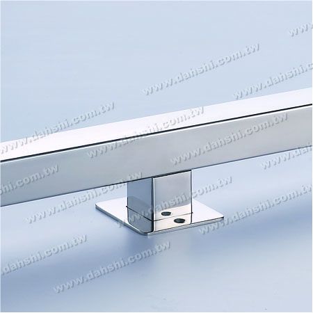 S.S. Square Tube Handrail Support Middle - Stainless Steel Square Tube Handrail Support Middle - Screw Expose