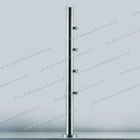 不鏽鋼圓管欄杆立柱 - 不鏽鋼欄杆垂直立柱
