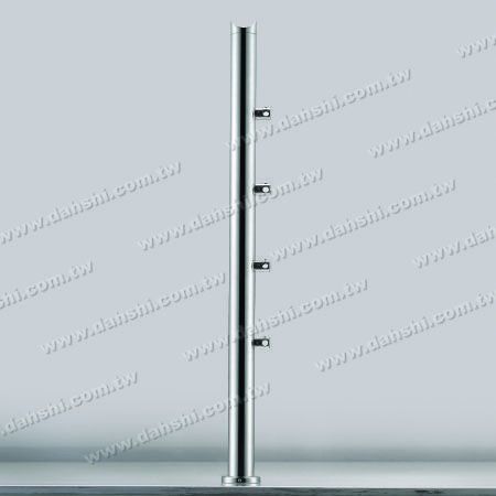 Railings Posts with Accessories - Stainless Steel Tube Column