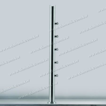 不鏽鋼欄杆立柱 - 不鏽鋼管立柱與接頭配件