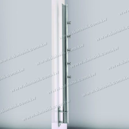 Лестничный настенный вертикальный столб - Нержавеющая сталь Настенные стойки для перил