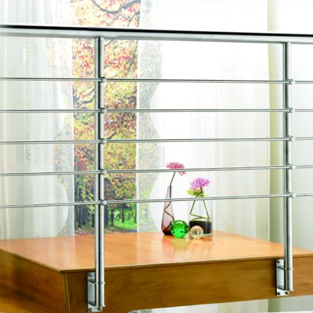 Merdiven Duvara Monteli Dikey Kolon - Ekleme Aksesuarlarıyla Paslanmaz Çelik Yuvarlak Boru Duvara Monteli Kolon 38.1 Direkle 50.8 El Koruma Şeması - SS:2020579A Merdiven Duvara Monteli Dikey Kolon - Ekleme Aksesuarlarıyla Paslanmaz Çelik Yuvarlak Boru Duvara Monteli Kolon 38.1 Direkle 50.8 El Koruma Şeması - SS:2020579A