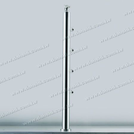 不鏽鋼管立柱與配件接合搭配 - 不鏽鋼管立柱與配件接合搭配