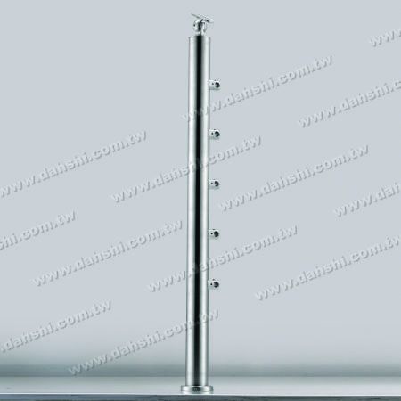 Balustrade Posts - Stainless Steel Tube Combined with Accessories