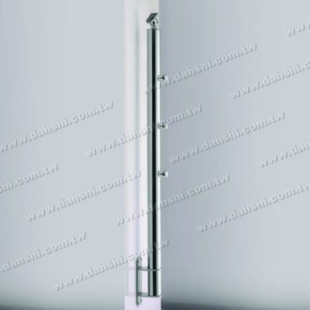 Round Tube Wall-Mounted Column with Joint Accessories