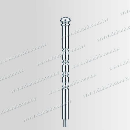 Stainless Steel Round Post 2 1/2" Decorating Post Body