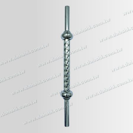 Stainless Steel Spiral Shape Balustrade - Stainless Steel Spiral Type Balustrade Posts - Tubular
