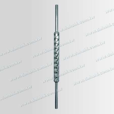 Tiang Balustrade Bentuk Spiral Stainless Steel