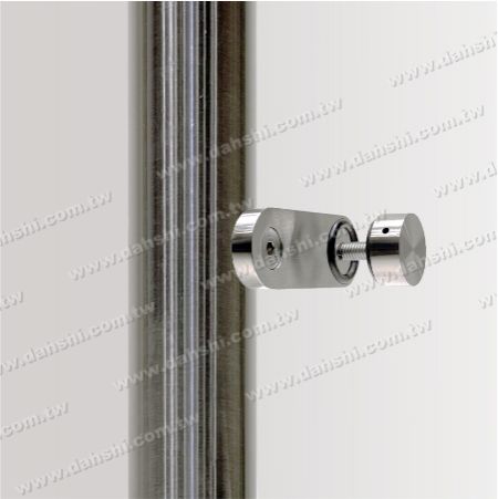 平台單邊用玻璃夾左側示意圖