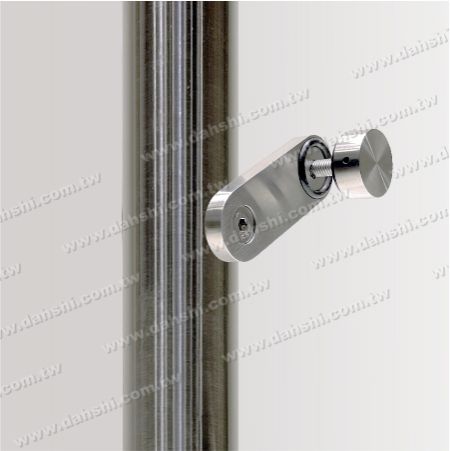 樓梯單邊用玻璃夾左側示意圖