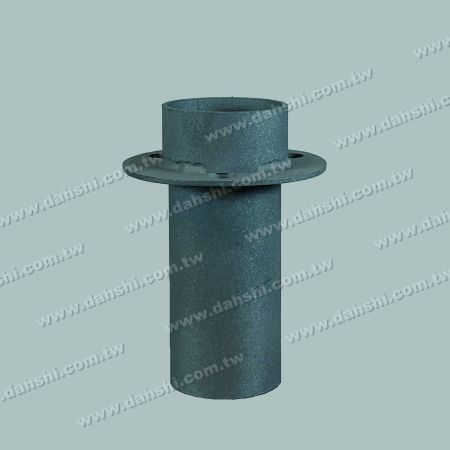 Base em Aço Inoxidável - Tipo Econômico - Fixar com Concreto de Cimento - Placa de base de tubo de aço inoxidável com Concreto de Cimento