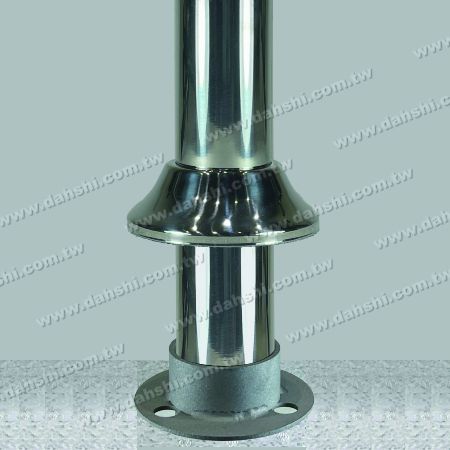 Installation du diagramme 3 : Base en acier inoxydable - Type économique - Fixation avec du béton